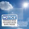 Signmission Exposed High Voltage Buss Bars Inside OSHA Notice Sign, Plastic, 14in W x 10in L, 2PK OS-2PACK-NS-P-1014-L-12283 - alternate 5